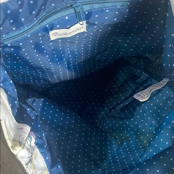 Cooksmart Floral Cat Print Tote Bag - Picture 4 of 5